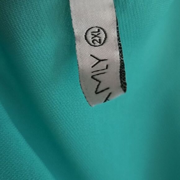 EC ADREAMLY V-NECK SHEER TOP/COVER-UP SZ.2XL - Picture 6 of 6